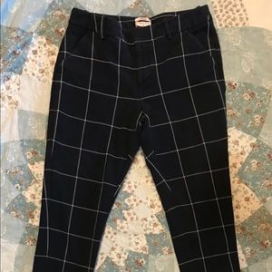 Merona, 6, black with white stripes